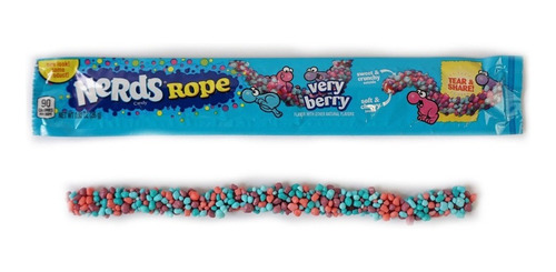 Imagen 2 de 3 de Dulces Americanos Nerds Rope Very Berry