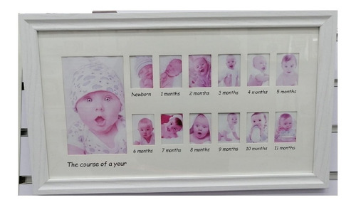 Porta Retrato Cronologico Para Bebe 45x25
