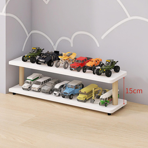 1/64 Estacionamento Cena Vitrine Diecast Carro 2 Camadas