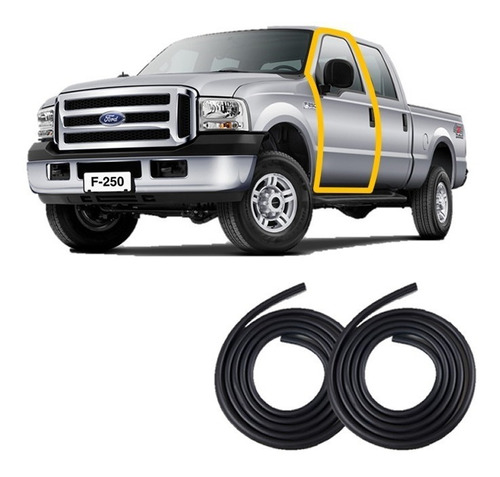 Kit Borrachas De Vedação Das 2 Portas F250 F350 F4000 99/11