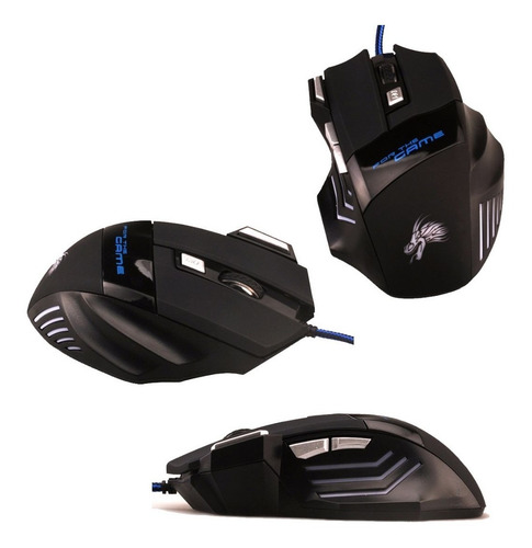 Imagen 4 de 8 de Mouse Gamer Usb 2400 Dpi 7 Botones Cable Y Luces - Otec