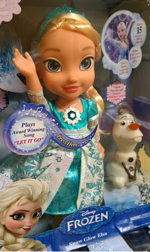 Frozen Elsa Vestido Mágic Muñeca Interactiva Original Disney