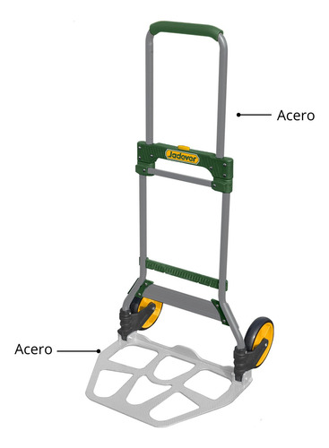 Carreta De Carga Plegable Soporta 100kg Jadever Jdwb9a10