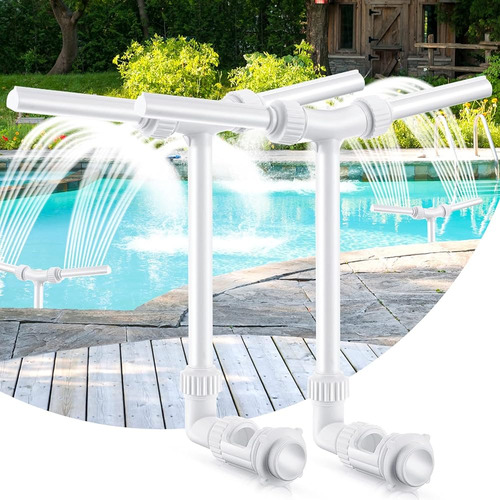 ~? 2 Pcs Piscina Cascada Spray Piscina Agua Diversión Rociad