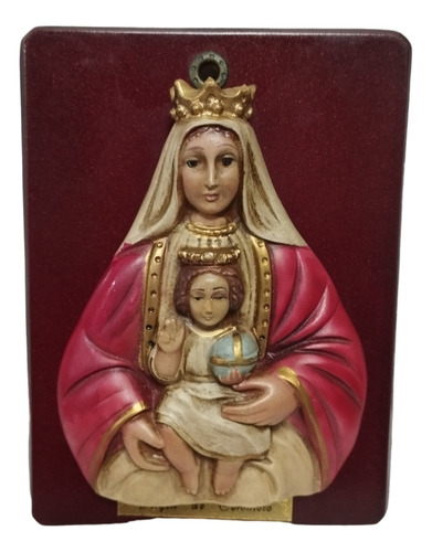 Imagen Religiosa Virgen De Coromoto Colgar Pared Mide 17 Cm