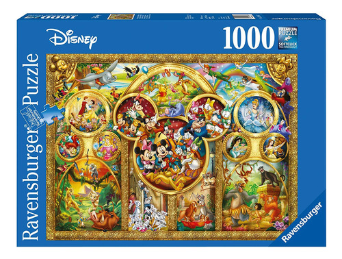 Rompecabezas Ravensburger Disney Best Themes (1000 Piezas)