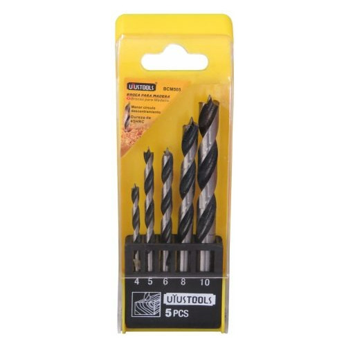 Brocas Para Taladro De Madera 5 Pzs 4-10mm