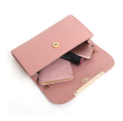 Set 3 Bolsas Borla Dama Mujer Cosmetiquera Cartera Versatil