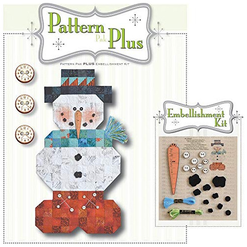 Roly Poly Snowman Pattern Pak Plus Embellishments