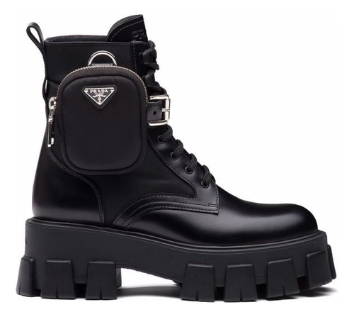 Botas Prada Mujer Negras Monolith