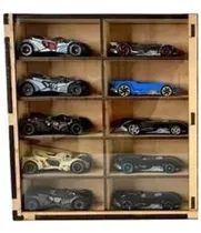 Comprar Exhibidor Espacios Con Acrílico Para Hot Wheels 10 Pzs