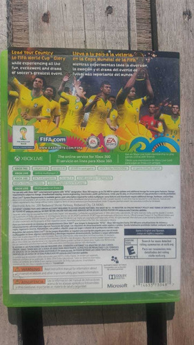 Fifa World Vio Brazil 2014 Xbox 360 Original Fisico