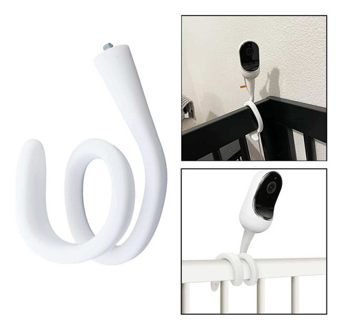 Soporte Flexible Para Cámara De Monitor De Bebé Con Blanco