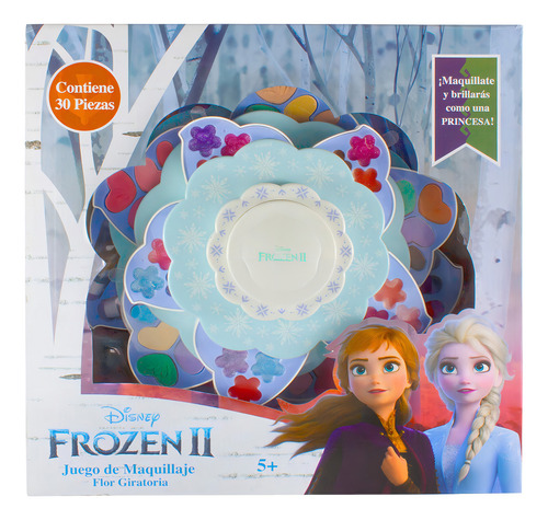 Goplas Set De Maquillaje Flor Giratorio De Frozen Con 4 Niveles