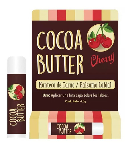 Cocoa Butter Bálsamo Labial Cherry 4,8g