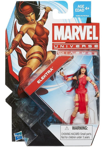 Marvel Universe Elektra 3.75  Figura 