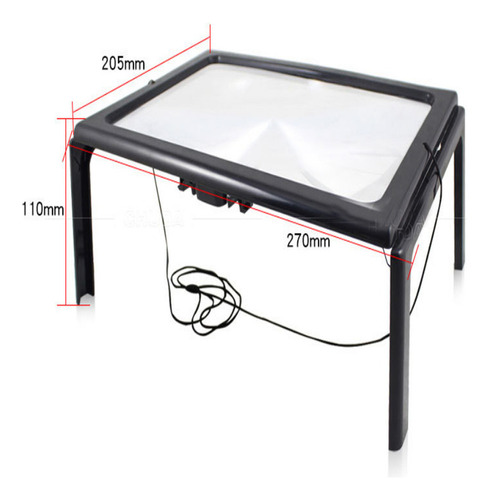 A Lupas Plegables Con Luces Led Con Soporte, Grandes