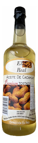 Aceite De Cacahuate Tostado Premium 1 Litro El Real