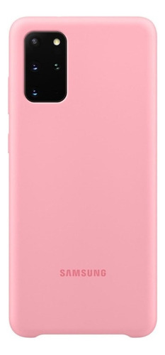 Case Samsung Silicone Cover Para Galaxy S20 Plus Rosado