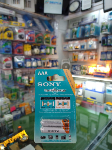 Pila Marca Sony Recargable Aaa X 2