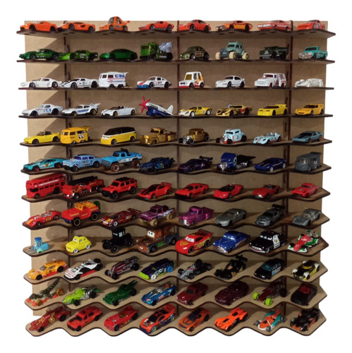 Repisa - Exhibidor Para 96 Carros Hotwheels 