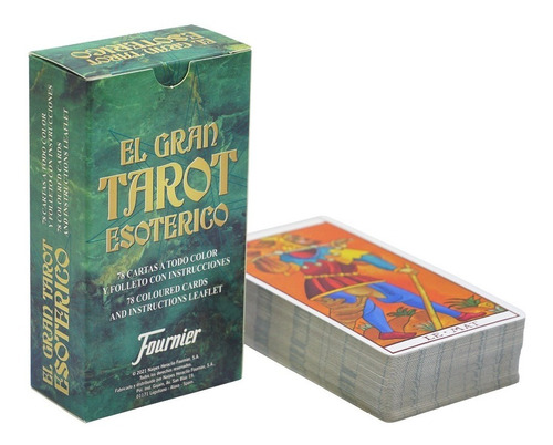 Cartas Tarot Importado Fournier España, Esoterico