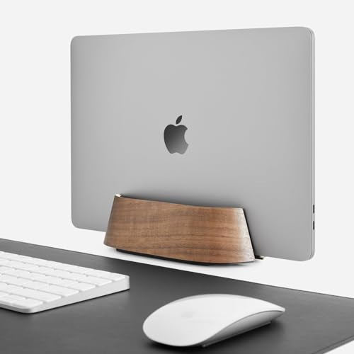 Soporte De Madera Walnut Para Macbook Laptop Humancentric 