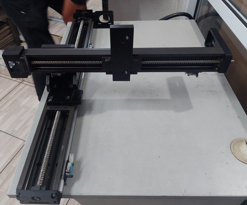 Mesa Linear -guias Lineares E Fusos De Esferas - Motor Passo