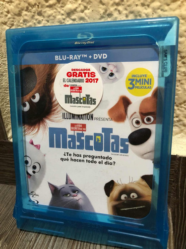 La Vida Secreta De Las Mascotas Blu-ray + Dvd Pets