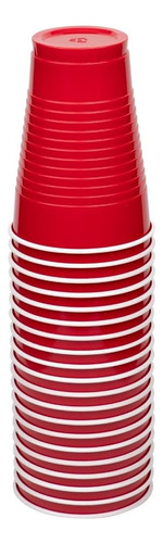 Jam Paper Bulk Plastic Party Cups - 12 Oz - Red - 200 Glasse