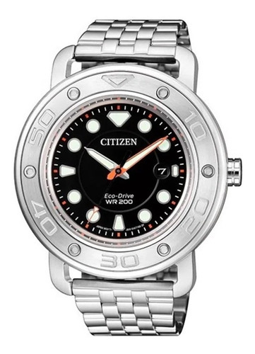 Reloj Citizen Hombre Eco-drive Aw153189e Color de la malla Plateado Color del bisel Plateado Color del fondo Negro