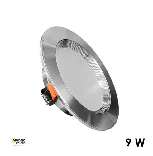 Muro LED lámpara spot cromo Design emisor móvil dm 10cm pasillo recibidor lámpara