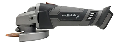 Amoladora angular inalámbrica Gladiator Pro AA 815/18 color gris + accesorios