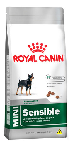 Ração Royal Canin Mini Sensible - Cães Adultos - 1kg