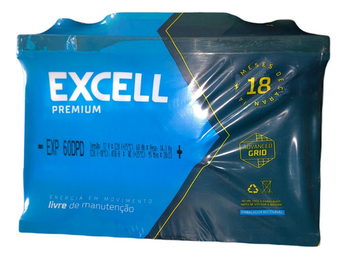 Batería Marca Excell Linea Premium 12v 95amp 