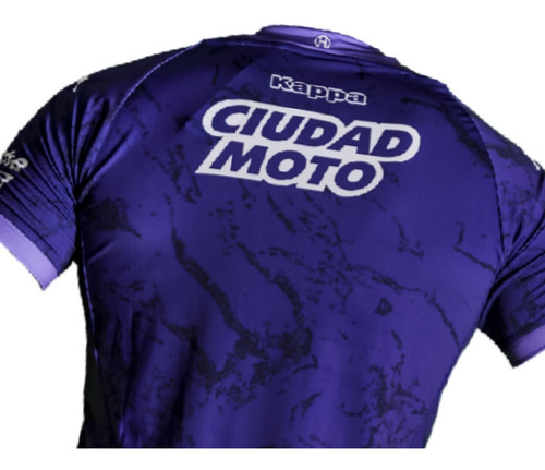 Imagen 4 de 4 de Camiseta Kombat Pro Gh Purple Huracán Estampa Publ En Vinilo