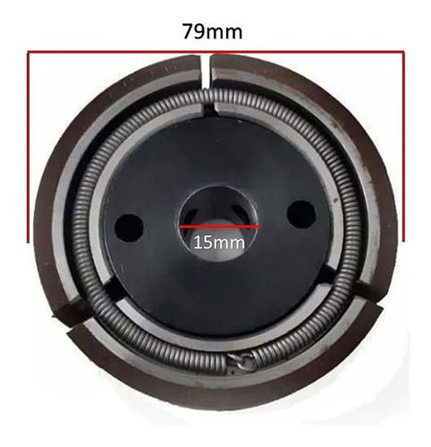 Imagem 2 de 2 de Embreagem Compactador De Solo Toyama Ttr80x - Ttr80xp Com Furo De 15mm E Diâmetro De 79mm Altíssima Qualidade!