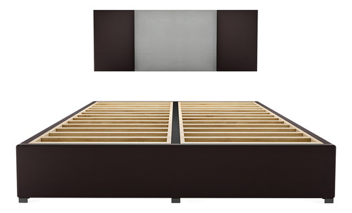 Cama clásica Cima Roma individual color gris fabricada en lino