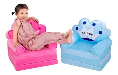 Sofá Plegable Para Niños Pequeños, Sillón, Funda Lavable A1