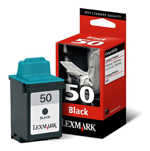 Cartucho Lexmark 50 Z12 Z32 Z705 Z707 Z710 Negro Original