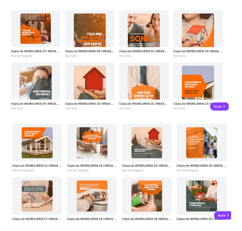46 Templates Canva Para Instagram Posts Completos: Envio Pdf