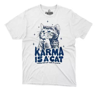 Playera Taylor Swift The Eras Tour Karma Is A Cat Whos