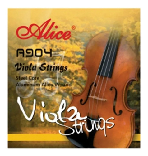Cuerda Alice 3a G (sol) Para Viola 16 4/4 Paq10 A904-3