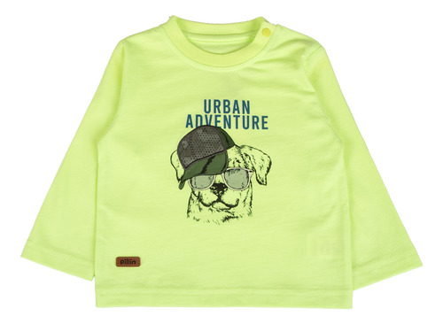 Polera Bebe Verde Pillin ( Pvb627-25ver )