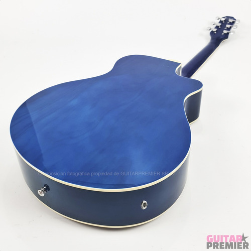 Imagen 6 de 10 de Guitarra Electroacustica Zurdo Premium Ecualizador Activo