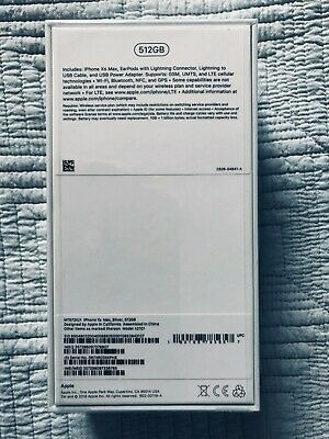 Imagen 4 de 4 de Nuevo Apple iPhone XS Max 512gb Silver A2101 Unlocked
