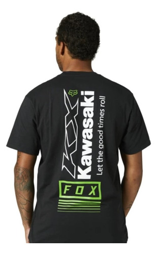 Remera Manga Corta Kawi Kawasaki Motocross Moto Atv Mx Fox