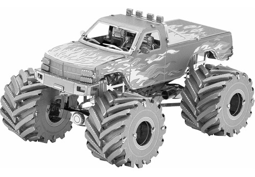 Fascinations Metal Earth Monster Truck Kit Modelo 3d