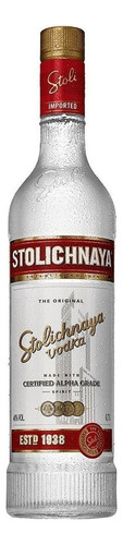 Vodka Importada Premium Original 750ml Stolichnaya Sabor Natural
