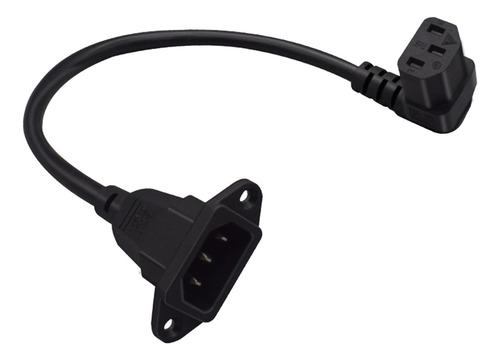 2 C14 A C13 Cable De Alimentación Cable De 30 Centimetros
